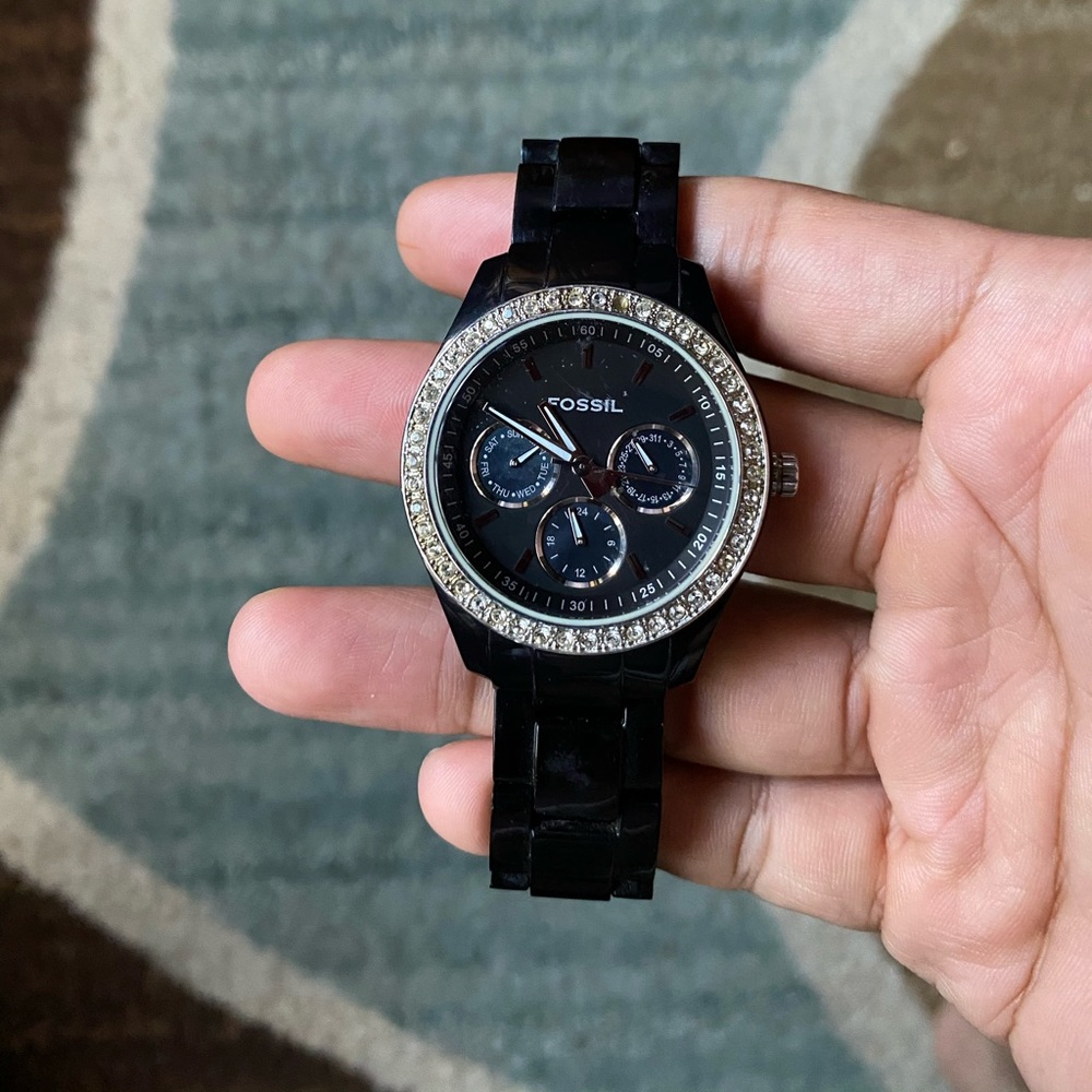 Fossil Watch Black Unisex